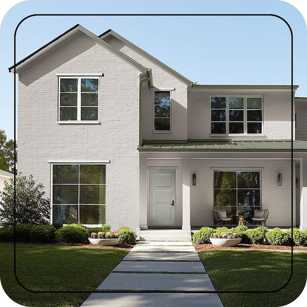 BEHR ULTRA 1 qt. #PPU18-13 Perfect Taupe Flat Exterior Paint