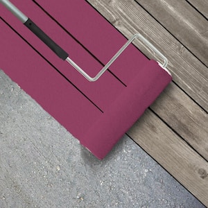 1 gal. #100B-7 Hot Pink Textured Low-Lustre Enamel Interior/Exterior Porch and Patio Anti-Slip Floor Paint