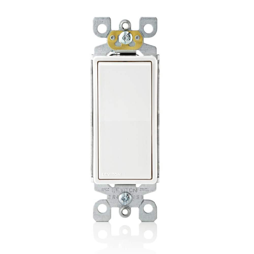 Leviton 5601-2WS Interruttore Unipolare - Robustezza E Affidabilità Per La Tua Casa