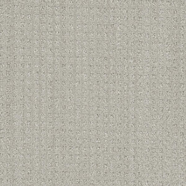 Lifeproof Dovetail - Beam - Gray 45 oz. SD Polyester Pattern Installed Carpet