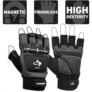 Large Pro Fingerless Magnetic Mechanics Glove