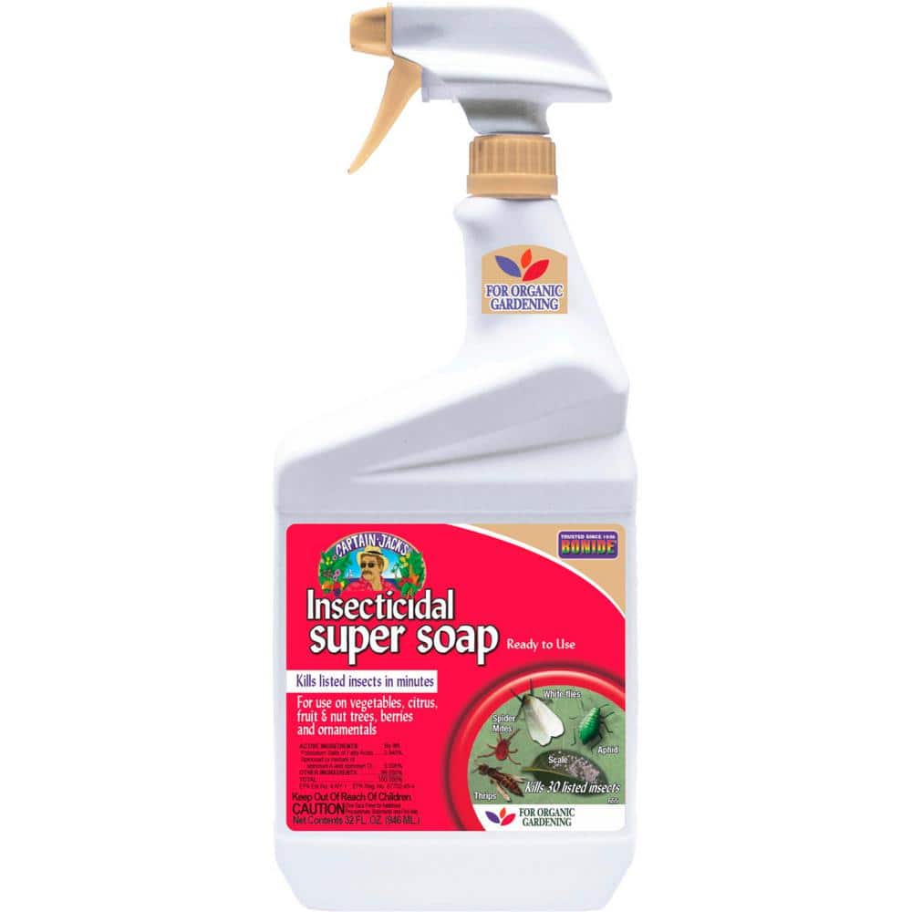 Bonide Captain Jack's Insecticidal Super Soap, 32 oz. Ready-to-Use Spray  For Organic Gardening and Outdoor Plants 6556 - The Home Depot