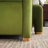 Walker Edison Furniture Company Chantelle Green Velvet 56 in. Bedroom Bench with Curved Accents WECHA27554GN1