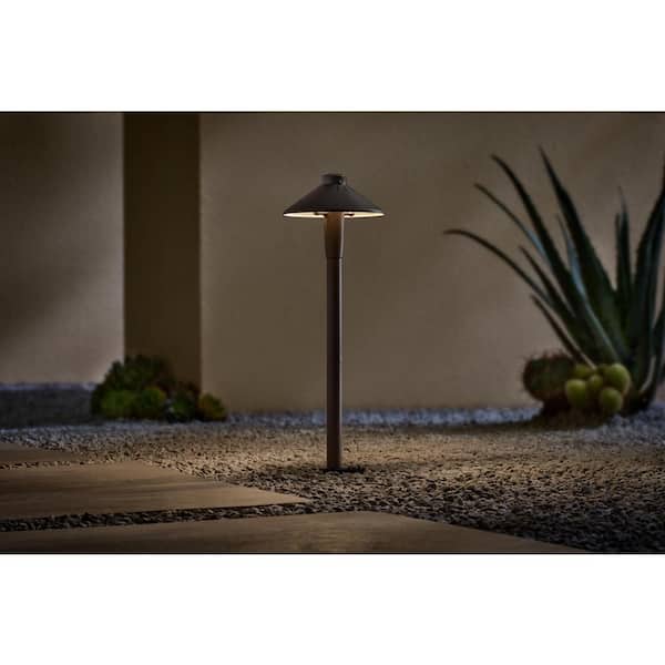Clyde Park 210 Lumen Low Voltage Bronze Integrated LED Outdoor Landscape Weather Resistant Path Light (1-Pack)