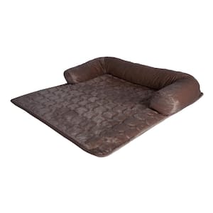 35 in. x 35 in. Brown Furniture Protector with Memory Foam