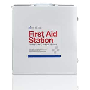 100-Person 3-Shelf Cabinet 494-Piece First Aid Kit