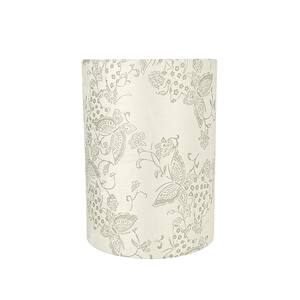 Aspen Creative Corporation 8 in. x 8 in. Off White Drum/Cylinder Lamp ...