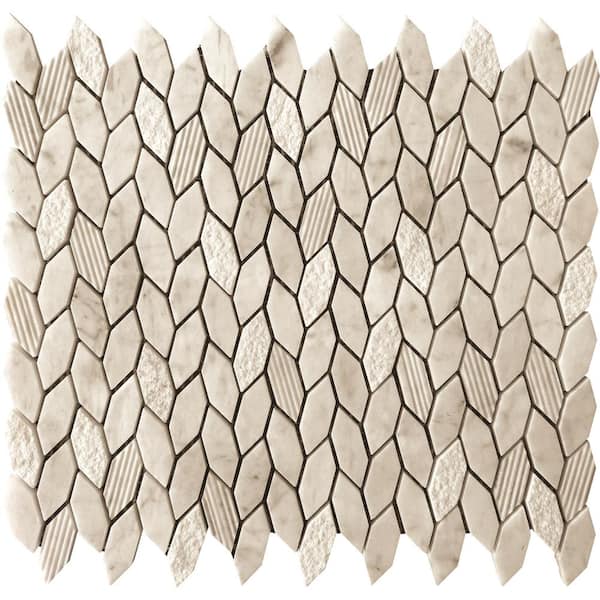 Apollo Tile (Sample) Floor and Wall Tile Cream 4-in x 4-in Honed Marble Subway Floor and Wall Tile
