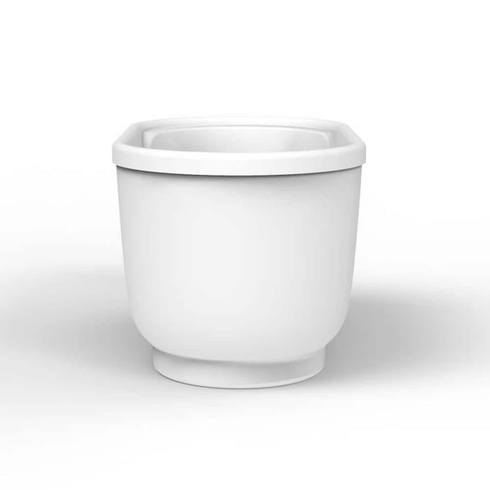 47'' White Acrylic Freestanding Soaking Bathtub
