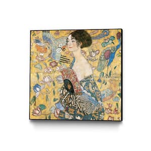 20 in. x 20 in. "Woman With Fan" by Gustav Klimt Framed Wall Art