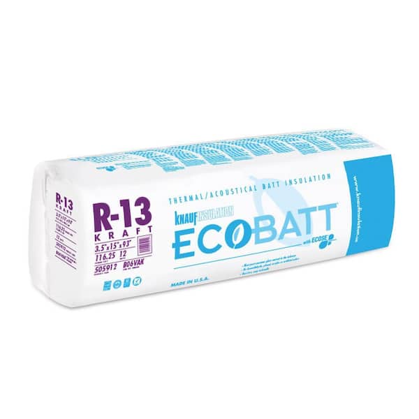 Knauf Insulation Knauf EcoBatt R13 3-1/2"x15"x93&quot 