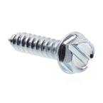 #8 x 3 Hex Washer Head Slotted Sheet Metal Screw Zinc Plated Set #RD-2193FST Warranity by Pr-Mch pcs Package of 250 