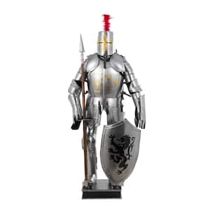 79 in. H Silver with Wood Armour