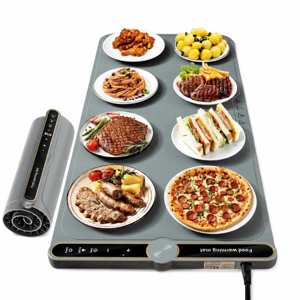 Extra Large Silicone Food Warming Mat with Timer and 9 Adjustable Temperature Levels 15x31.6 Inches price history on PriceWatchPro