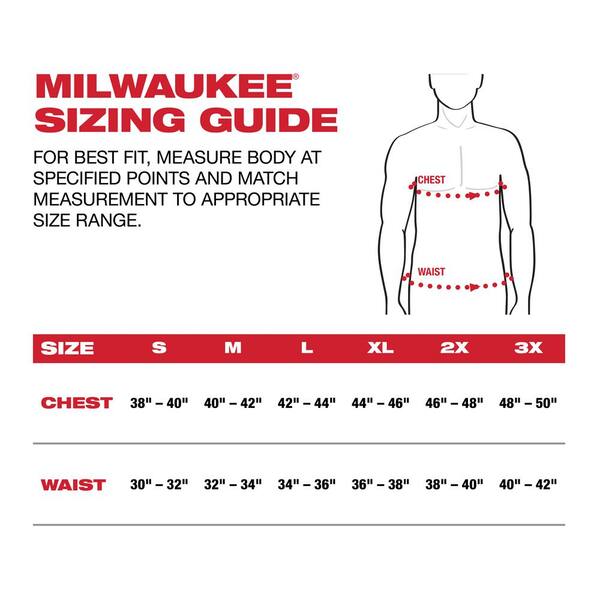 Milwaukee hot sale workskin heated