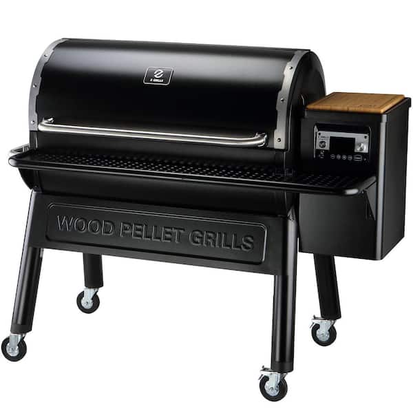 Z GRILLS 1068 sq. in. Wi-Fi Wood Pellet Smart Grill and Smoker PID 2.0 in Black