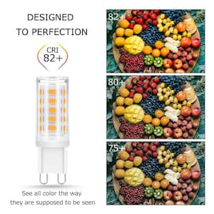 G9 LED Bulbs40-Watt Equivalent, Non-Dimmable, Warm White 3000K (5-Pack)