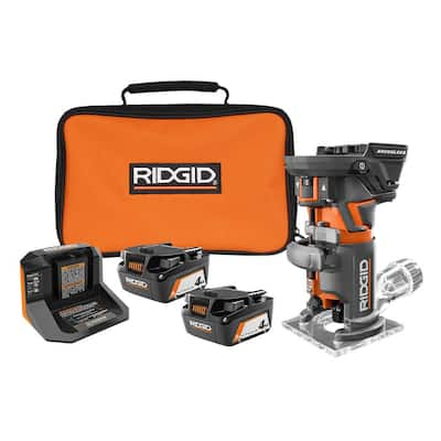 Ridgid Wood Routers Woodworking Tools The Home Depot