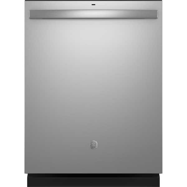 GE 24 in. Built-In Tall Tub Top Control Fingerprint Resistant Stainless Steel Dishwasher w/3rd Rack, Bottle Jets, 50 dBA
