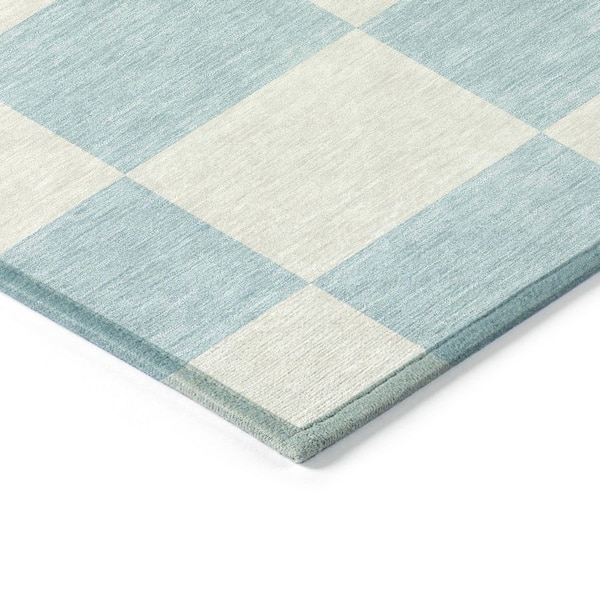 Chantille Machine Washable Indoor/Outdoor Abstract ACN2345 Sky 3 ft. x 4 ft. Area Rug