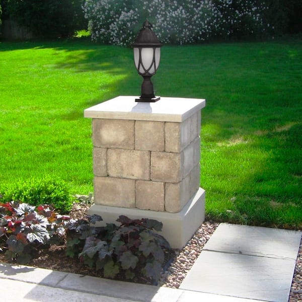 Capella 1-Light Black Cast Aluminum Line Voltage Hardwired Outdoor Wet-Rated Post Light with No Bulb Included
