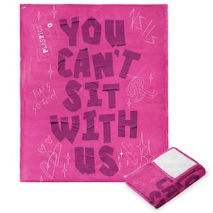 Mean Girls Can't Sit with Us Silk Touch Multi-Colored Throw Blanket