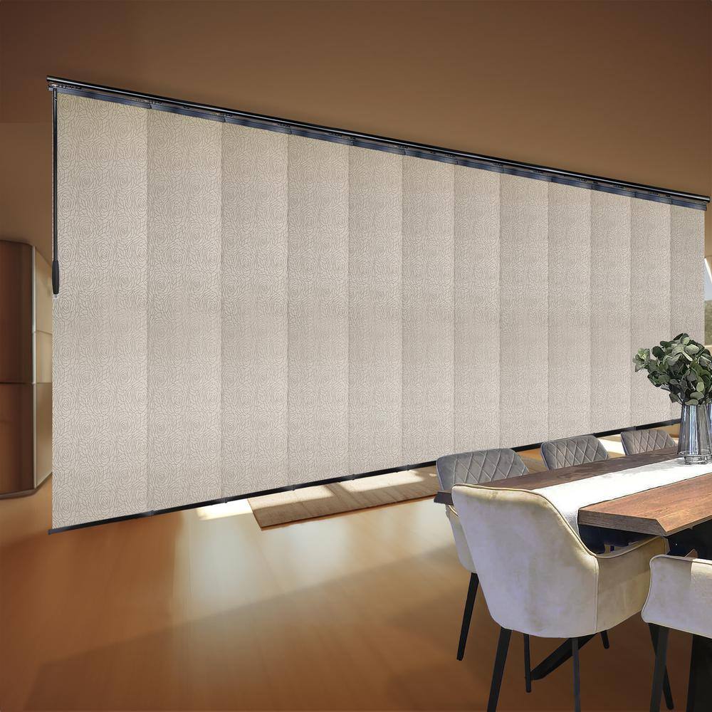 Azalea 140 in. x 260 in. W x 94 in. L Adjustable 12-Panel, Black Double Rail Panel Track with 23.5 in. Slates price history on PriceWatchPro