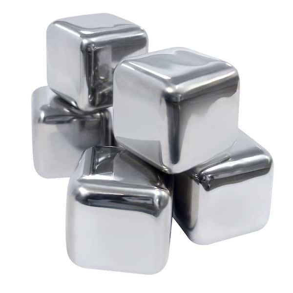 Epicureanist Stainless Ice Cubes (Set of 6)
