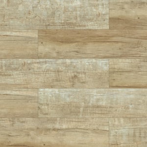 Take Home Tile Sample - Capel Timber 4 in. x 4 in. Matte Ceramic Floor and Wall Tile