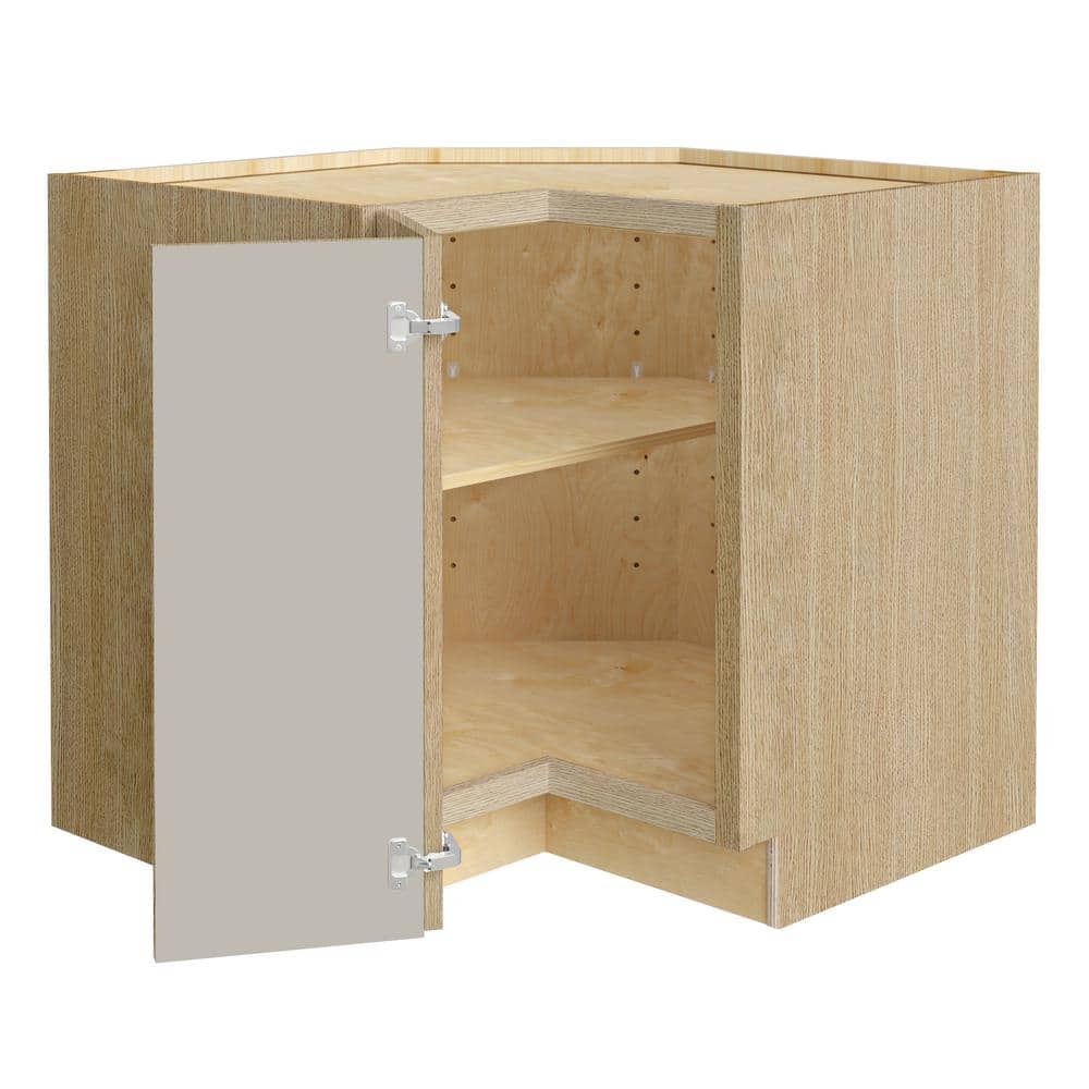 Hargrove 33 in. W x 33 in. D x 34.5 in. H Assembled Plywood Corner Easy Rea