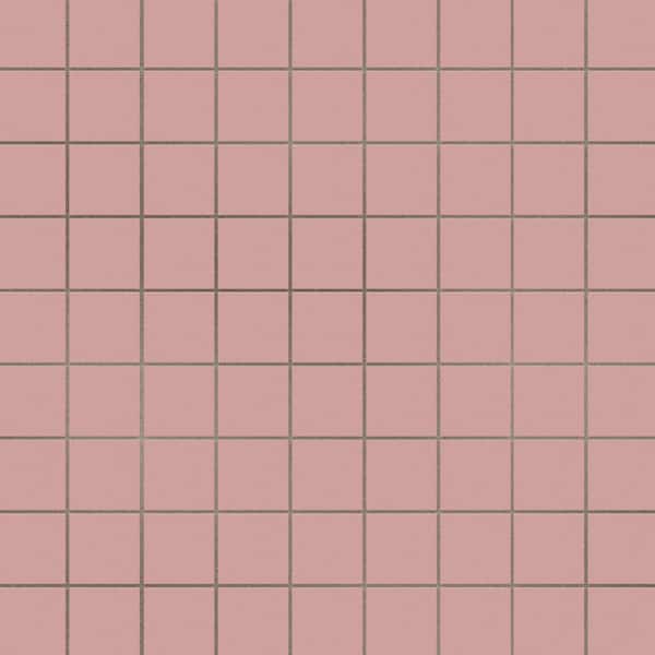 Vaudeville Taco Pink 2 in. x 2 in. Porcelain Floor and Wall Tile (0.5 sq. ft./Case)