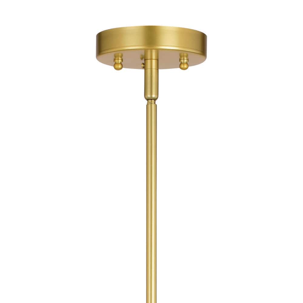 Elegant Gold 28" Glass Pendant Light for Modern Spaces