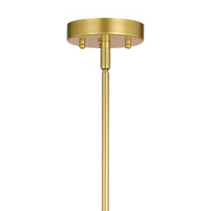 Nikko 6-Light Starburst Gold Mid-Century Modern Pendant Light