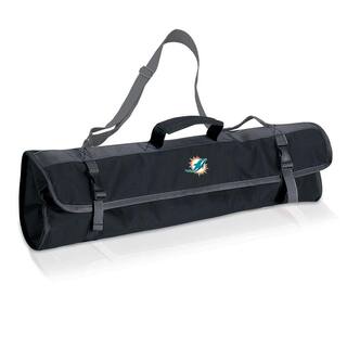 PICNIC TIME Barbecue Portatile X-Grill NFL Miami Dolphins – Pieghevole, Con Borsa, Per Spiaggia E Tailgating