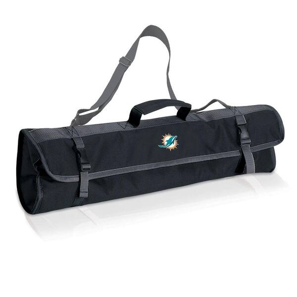 PICNIC TIME Barbecue Portatile X-Grill NFL Miami Dolphins – Pieghevole, Con Borsa, Per Spiaggia E Tailgating