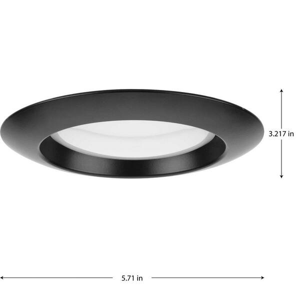  Progress Lighting P5635-3130K9 Cornisa Aplique de pared de una  sola luz con módulo LED HAL AC, negro : Todo lo demás