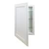 WG Wood Products Davis Slab Panel Frameless 15.5 in. W x 25.5 in. H Primed  Gray Recessed Medicine Cabinet without Mirror with LED Light DAV-224-PRIMED  - The Home Depot