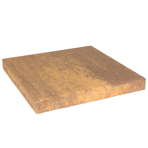 Oldcastle 15.75 in. x 15.75 in. x 1.75 in. Harvest Blend Concrete Step Stone (90- Piece Pallet)