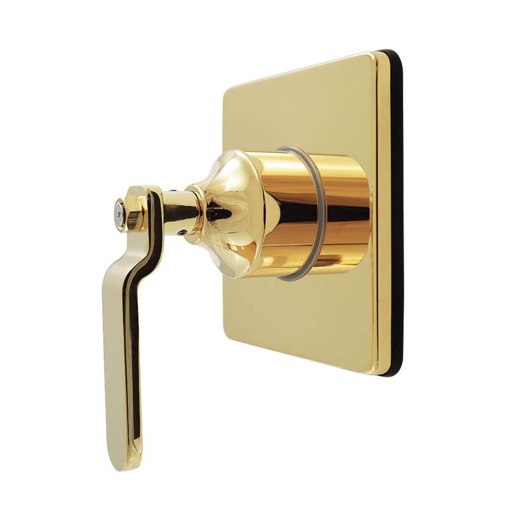 Whitaker 3/4 in. Single-Handle 1-Hole Wall Mount 6-Way Diverter Valve with Trim Kit in Polished Brass price history on PriceWatchPro