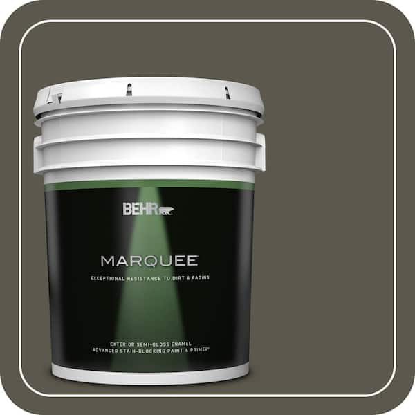 BEHR MARQUEE 5 gal. #MQ6-24 Windgate Hill Semi-Gloss Enamel Exterior Paint & Primer