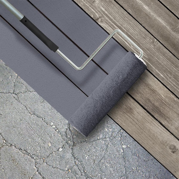 1 gal. #N540-5 Infamous Textured Low-Lustre Enamel Interior/Exterior Porch and Patio Anti-Slip Floor Paint