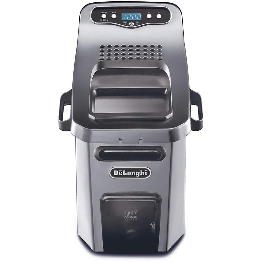 DeLonghi Stainless Steel Digital Deep Fryer with Easy Clean System