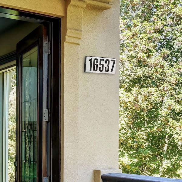 Designers Fountain Black 2-Light Outdoor Address Light with 3-Watt Wedge Bulbs Included