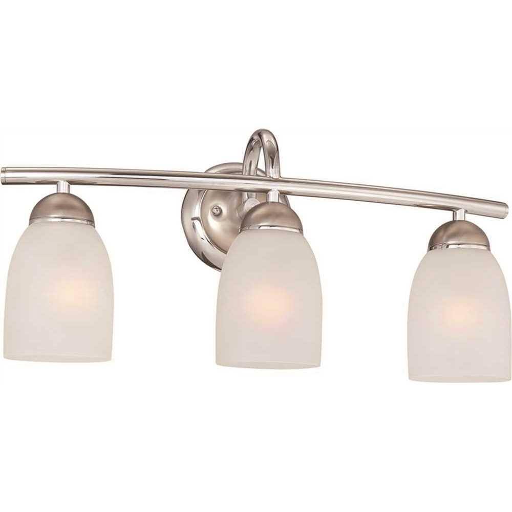 Monument Lighting 671665 36" 6-Bulb Beveled Edge Vanity Wall Fixture in Chrome 