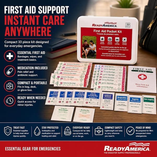 Ready America 1-Person 3-Day Emergency Kit with Tote 70080 - The