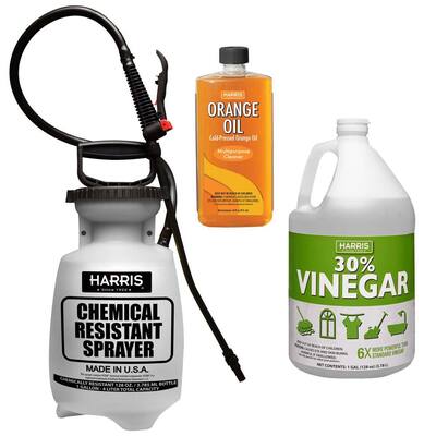 128 oz. 30% Cleaning Vinegar Concentrate, 16 oz. Orange Oil Multi-Purpose Cleaner & 1 Gal. Tank Sprayer Value Pack