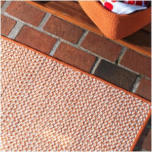 Sadie Lime 10 ft. x 13 ft. Indoor/Outdoor Patio Braided Area Rug
