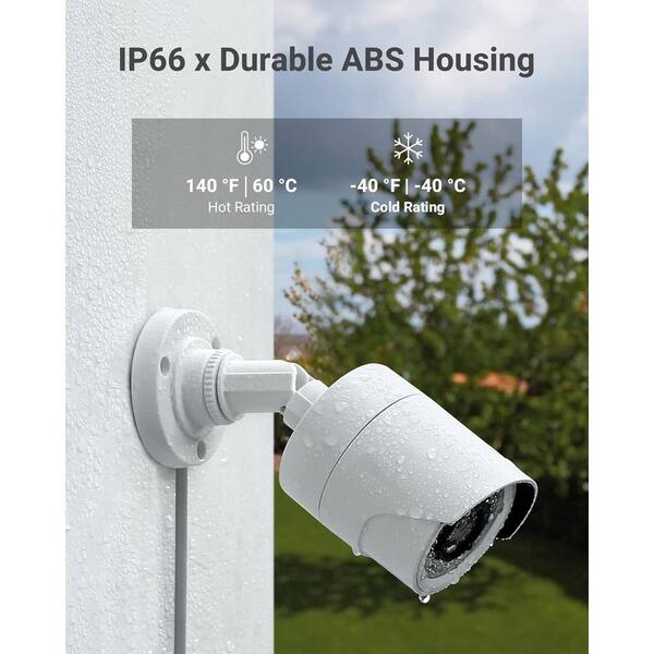 Yichuhaoxi 1080p 8 Channel Wired CCTV Security Camera System with