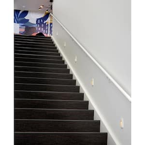 Hinkley Landscape Lighting Luna Horizontal 120v 3000K LED Step Light, Satin White
