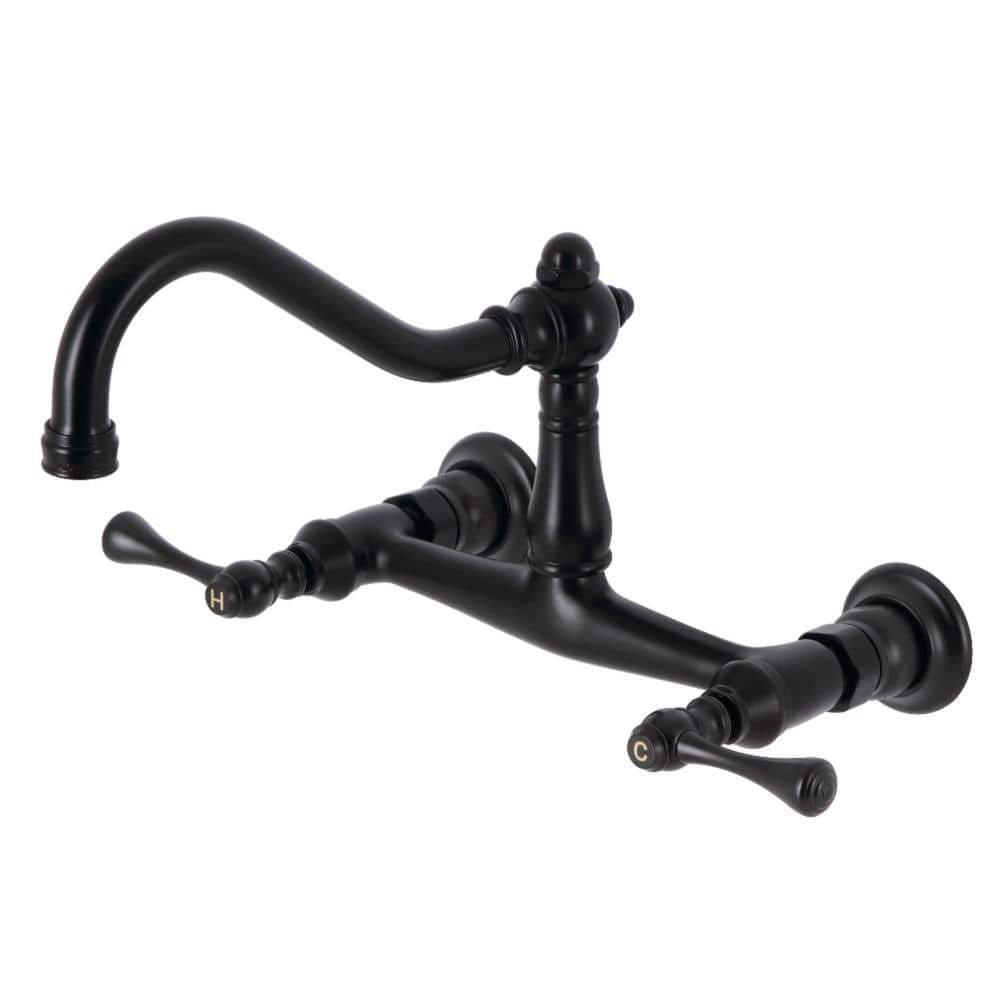 Vintage 2-Handle Wall-Mount Bathroom Faucets in Matte Black price history on PriceWatchPro